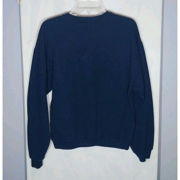 Vtg Christmas Sweatshirt  M Reindeer Rudolph Grandmacore Granny Chic Cottagecore - Picture 5 of 6